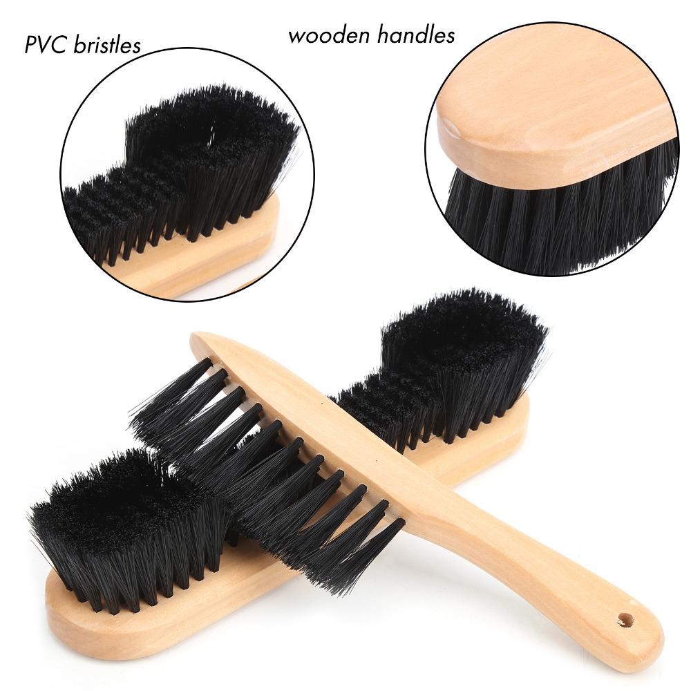 2PCS Nylon Bristle Billiard Table Brush 8.5in Billiard Rail Brush  Snooker Table