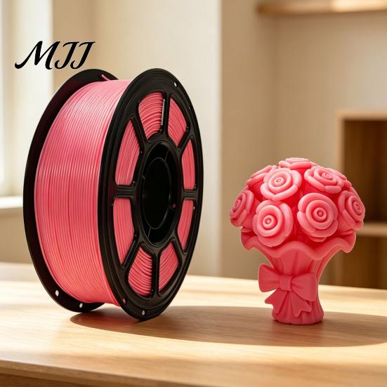 High Precision Filament 3D Printer PLA+ 1.75mm, 1kg Spool Toughness Filament, Low Warp Single Color for Models Printing Smooth Extrusion