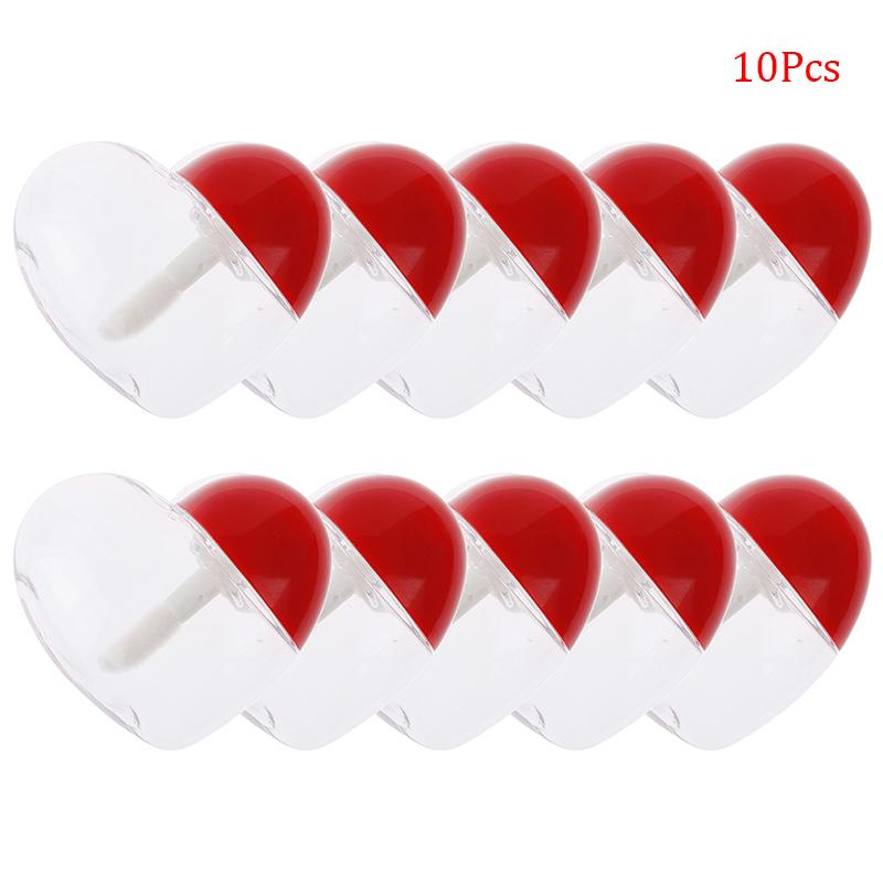 5 ml 5/10 stk. tom leppeglansrørbeholder Balmrør Rød kjærlighetsleppestiftflaske