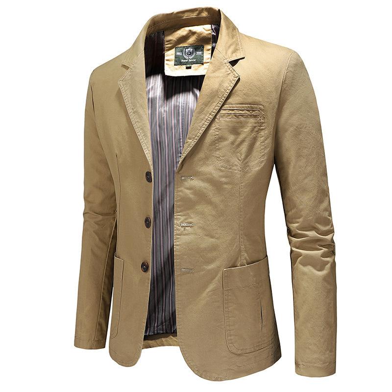 Business Casual Anzug Herren Jacke Jacke Baumwolle Top