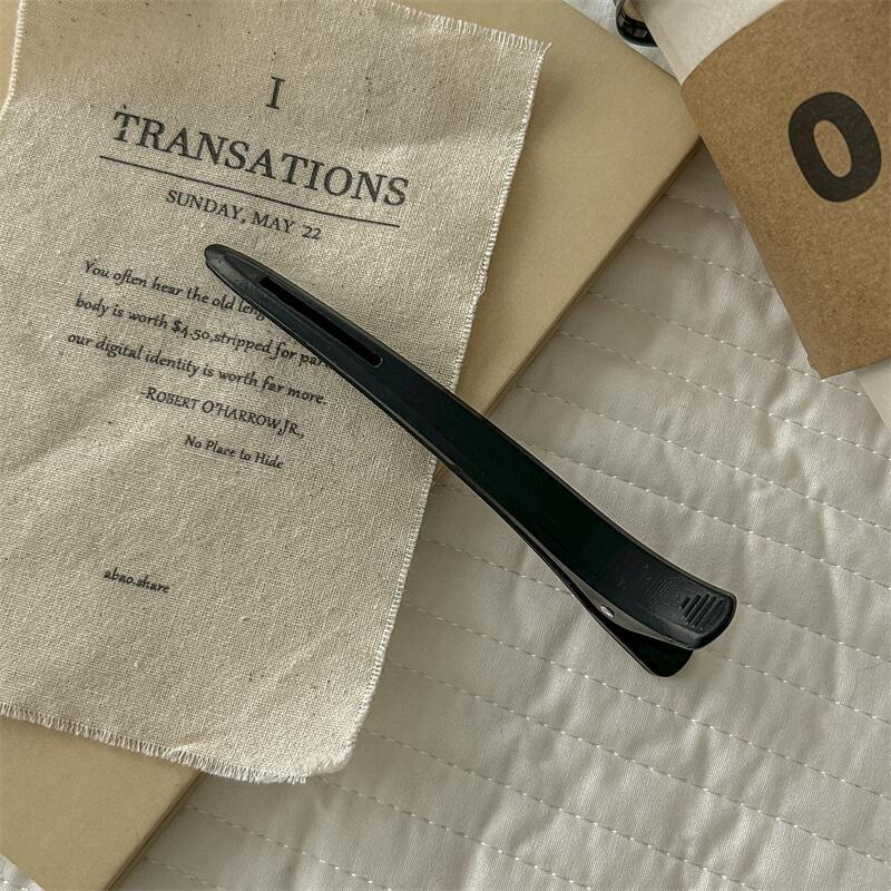 

10Pcs/Set Plastic Edge Clip Hairpin Accessories Plus Size 12CM Fish Beak Clip Hair and Duck Beak Clip Hairpin Hair Styling Tools 10Pc/Set чёрный