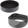 Haoge Bayonet Square Metal Lens Hood for Sony FE 40mm F2.5 G Lens FE 2.5/40 G(SEL40F25G) with Metal Cap