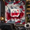 Wall Hanging Tapestry Poland Football Print Cloth for Living Room Bedroom Home Decor