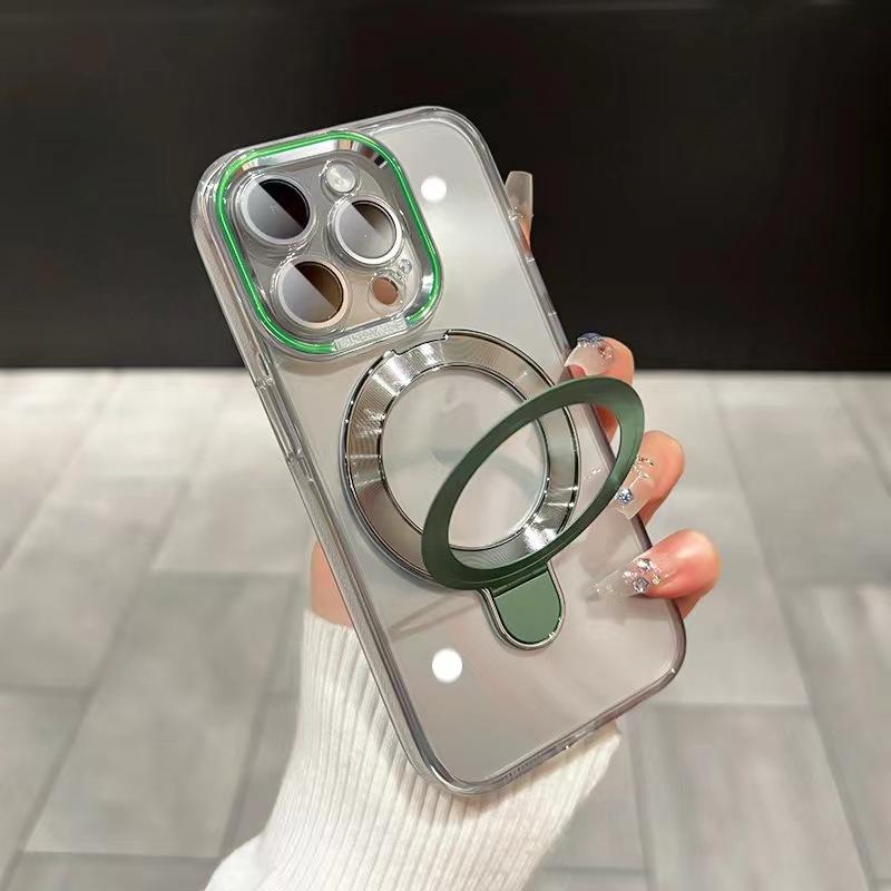 

Магнитная подставка Ice Point подходит для чехлов для телефонов Apple 15promax, iPhone14 прозрачный с полным покрытием, противоударный 13 жесткий чехол Apple 11