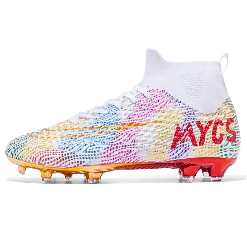 Men Football Shoes Society Football Boots Top-Level High Quality Ultralight Students Training Cleats Field Boy Football Boots