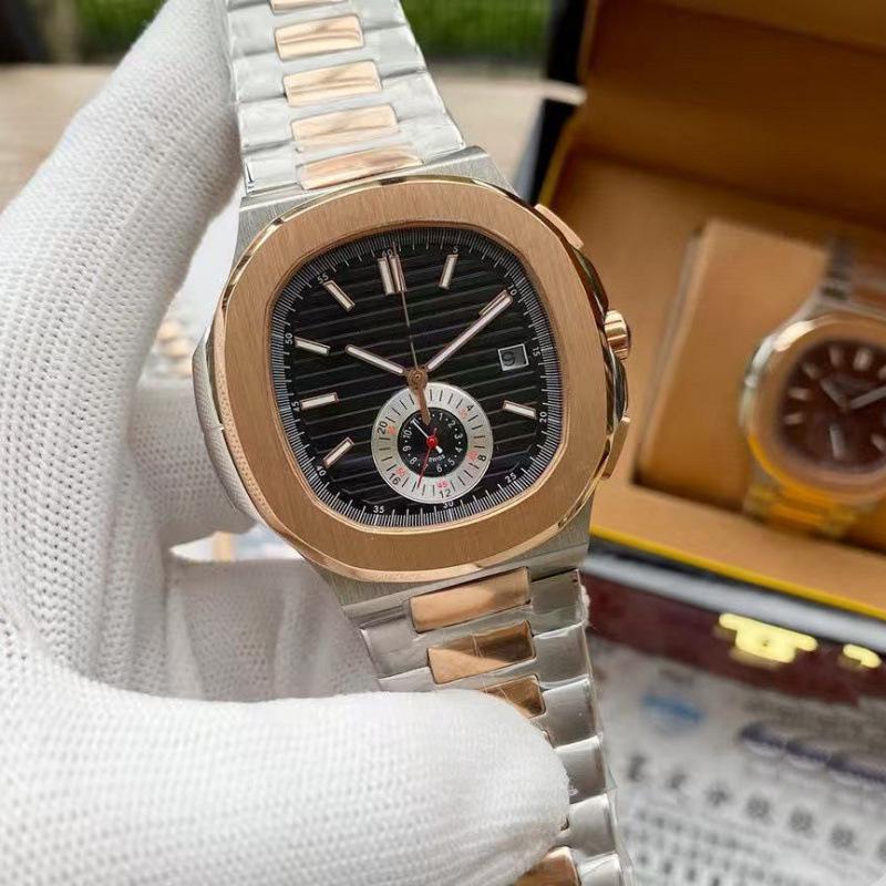 Patek Philippe Nautilus 5980 Otomatik Paslanmaz Çelik Kronograf Erkek Kol Saati