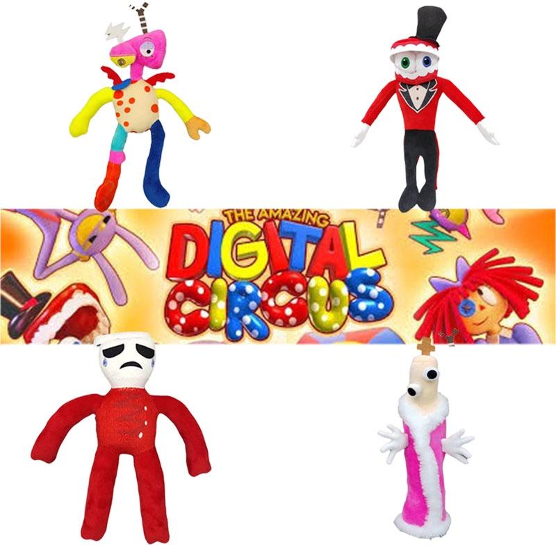 Der Erstaunliche Digitale Zirkus Plüschtier Niedliche Clownpuppe Kurzer Plüschstoff Pp-Baumwollfüllung 23-30cm