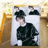 Wang Yibo Poster Pillowcase+ Duvet Cover Single Dormitory Student Knit Yebo Lifestyle Photo Picture Double Bedding Set