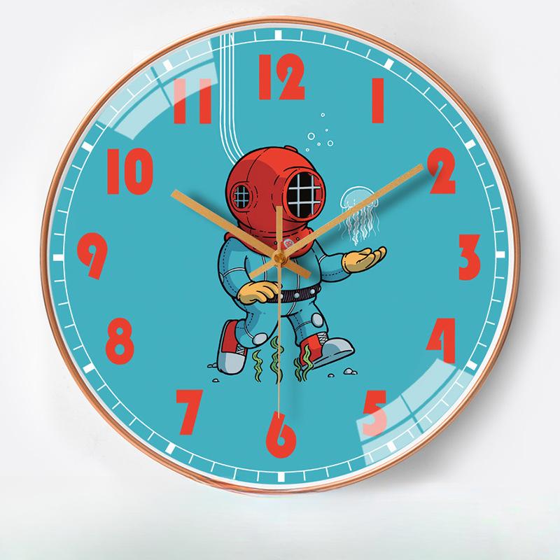 

10-дюймовые 25 см простые автоматические часы с радиосигналом и таймером для дома, гостиной, спальни, бесшумные часы с радиосигналом, настенные часы