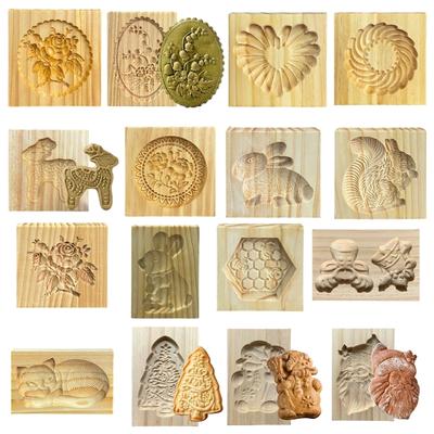 Φιλικά προς τον χρήστη Ξύλινα Καλούπια Μπισκότων με Σχεδιασμό Λείων Επιφανειών Ιδανικά για Παρασκευή Μπισκότων, Σοκολάτας, Καραμελών Κουζίνα Αξεσουάρ Ψησίματος