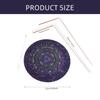 Witchcraft Divination Wood Board,Metal Dowsing Rods Set Dowsing Pendulum Board, Spiritual Divination Tool for Beginner