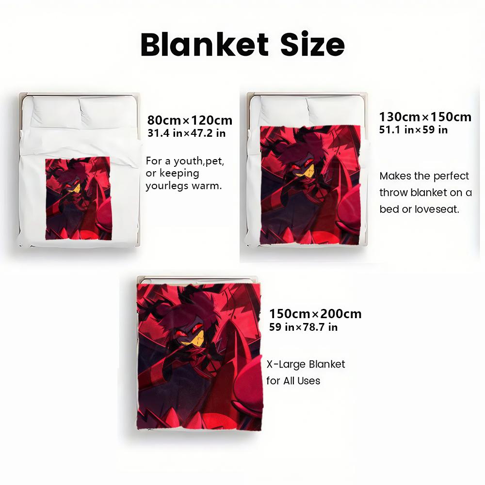 Anime thin Flannel Blanket for Bedrooms,Living Rooms,Sofas Blankets,Offices,Lunch Breaks,Picnics,blanket,blankets fluffy