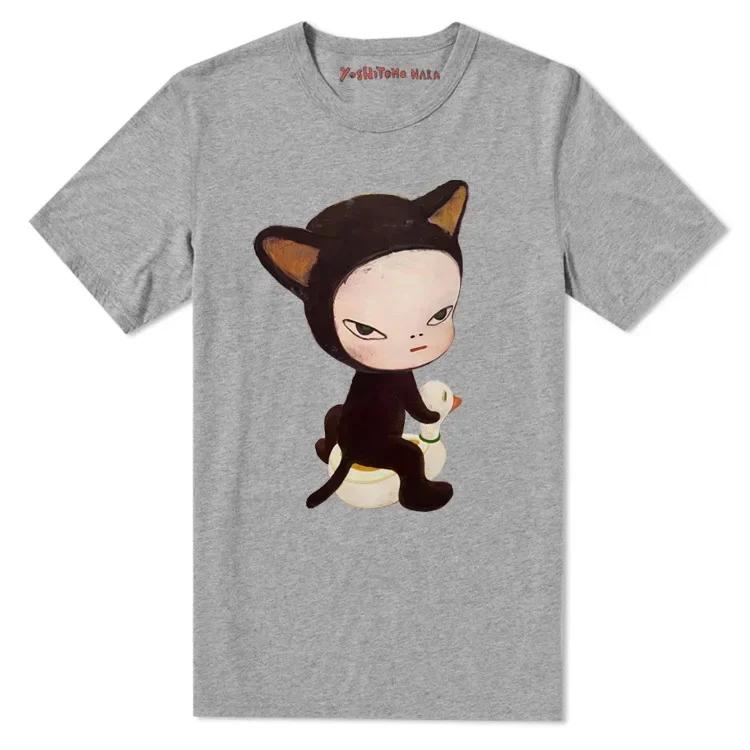 Yoshitomo Nara Guitar Summer Unisexs Tshirt Unisex T Shirt New Tees Tshirt Unisexs Hort Sleeves Free Shipping
