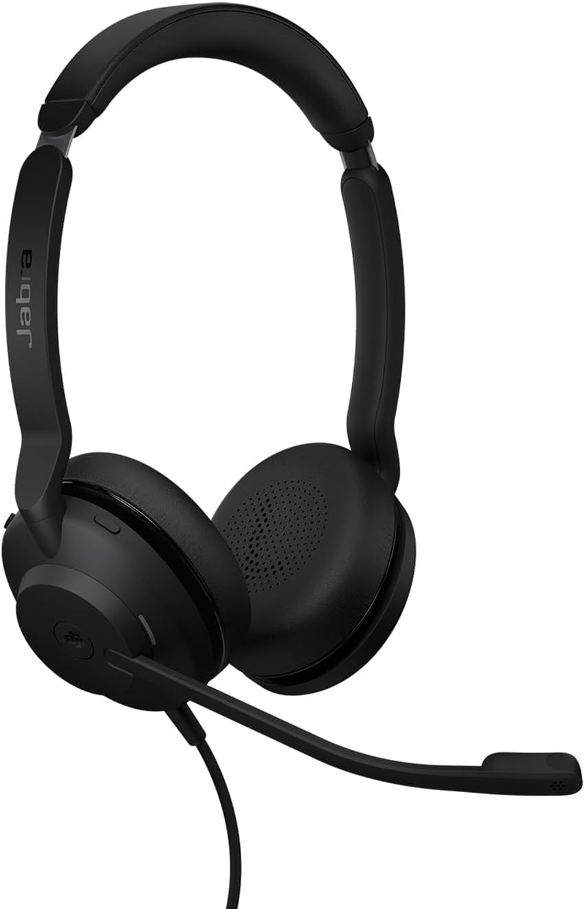 

Jabra Evolve2 30 SE UC Stereo USB Бинауральная гарнитура USB Наушники с микрофоном UC Стерео Подключение Шумоподавление Комфорт Кожаные амбушюры чёрный