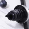 SIFAR Stainless Steel Glass Seasoning Bottles 4-Pack