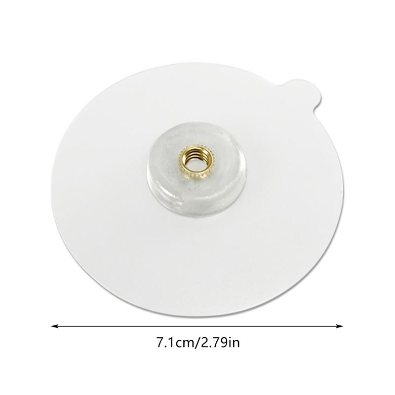 Stainless Steel No-Drill Adhesive Mount, M6 Screw Base With 1/4" Interface For Mobile Surveillance Camera Bracket Easy Install