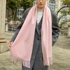 Men's Solid Color Scarf Autumn and Winter New Versatile Wool Scarf Korean Atmosphere Cashmere Scarf Women's Winter Warmth
