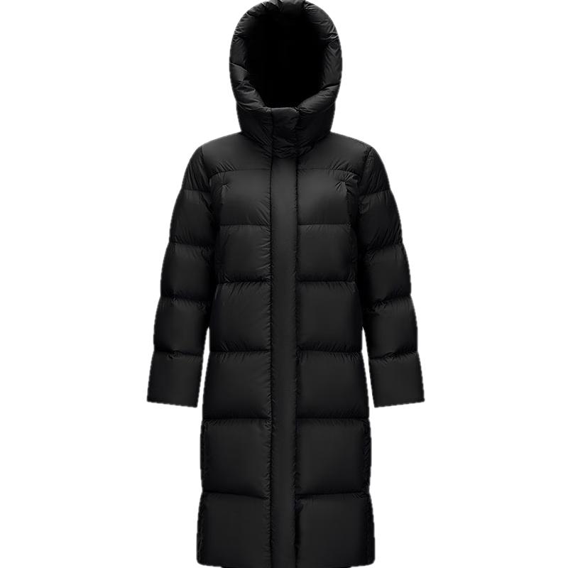 Semir Women's Long Hooded 90% Duck Down Puffer Jacket