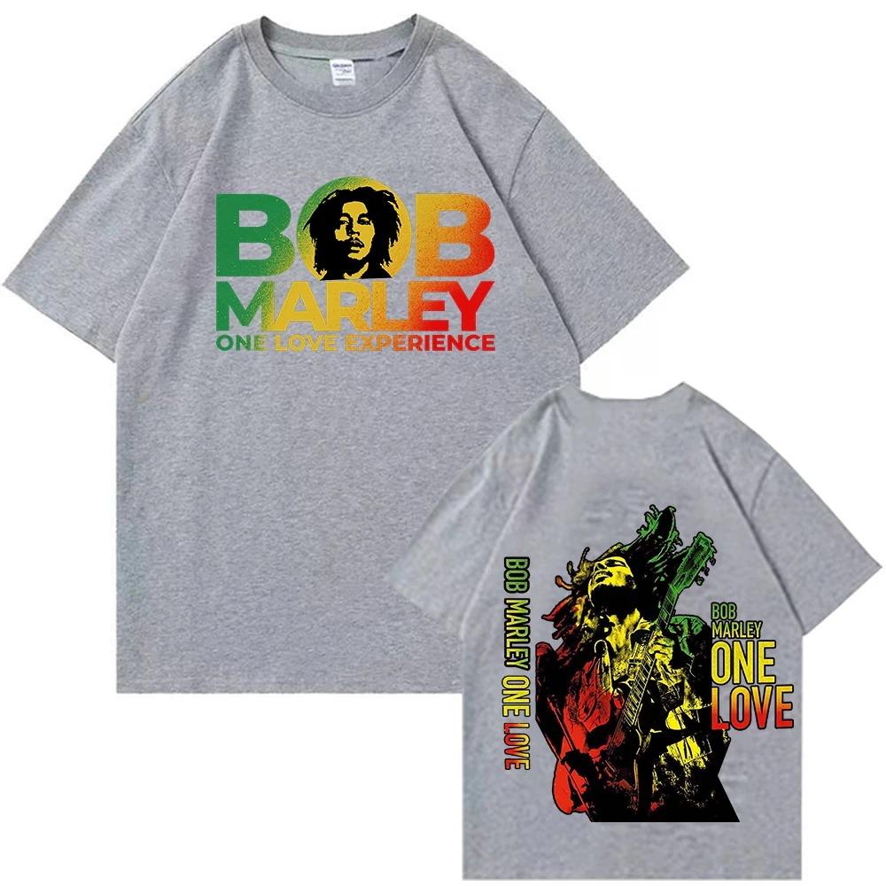 Bob Marley 2026 Tričko Muži Ženy Harajuku Kulatý výstřih Letní Ležérní Košile Y2k Krátký rukáv Klasické Párty Streetwear Trendy
