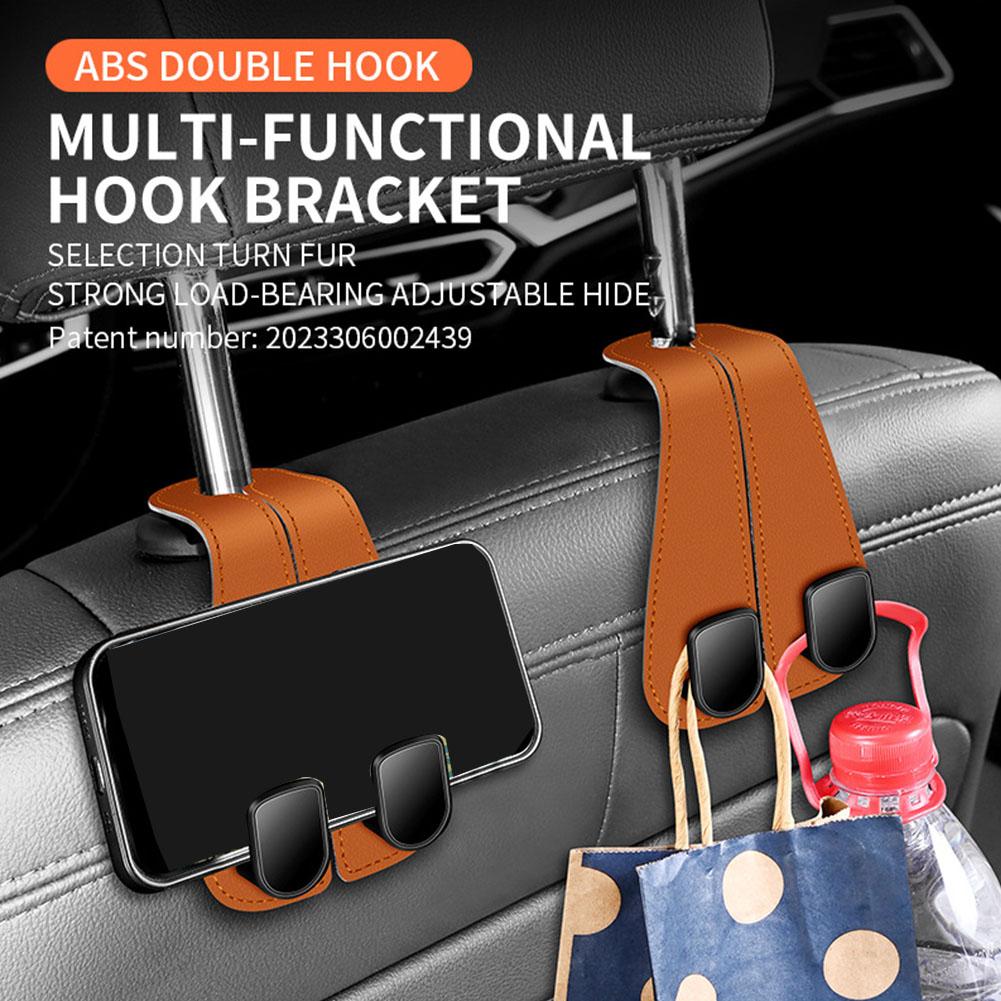 Quality Car Headrest Hook Interior Double Hook Organizer Back Seats Headrest Hanger Hook Car Accessories