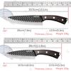 New Kitchen Knife Hand-forged Butcher Knives 5Cr15MoV Stainless Steel Pig Killing Knife Sharp Boning Knife Kitchen Accessories