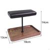 Watch Display Stand Jewelry Storage Rack PU Leather T Bracelet Holder for Studs Rings
