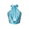 European and American style, new women's clothing, foreign style, fashionable, versatile, fashionable, neck top