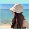 Cotton Sun Hat With Wide Brim For Women Summer Uv Protection Sunshade Fashionable Travel Accessory
