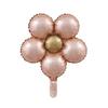 5pcs Matte Flower Aluminum Film Balloons Birthday Party Decor Baby Shower Supplies Toy Balloon Wedding Ballons Festival Decor
