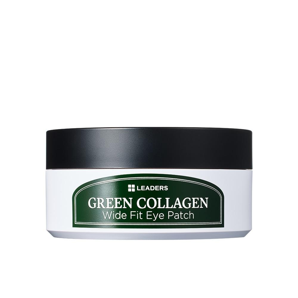 LEADERS Green Collagen Wide Fit Eye Patch Firming Hydrating 96g (60 Patches)