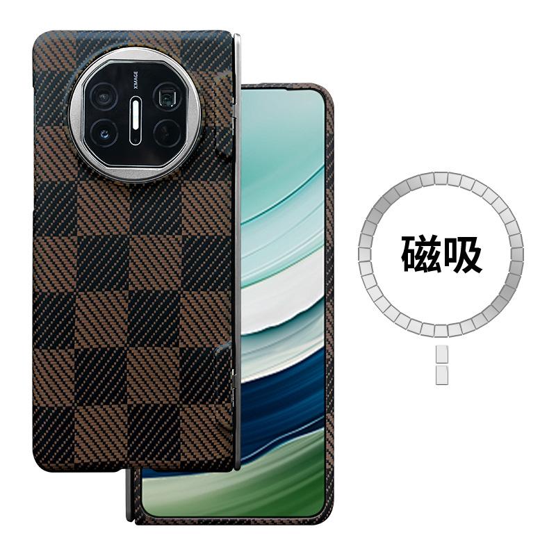 Applicable to Huawei Mate X5 Kevlar mobile phone case newly upgraded center axis aramid fiber folding screen protective case