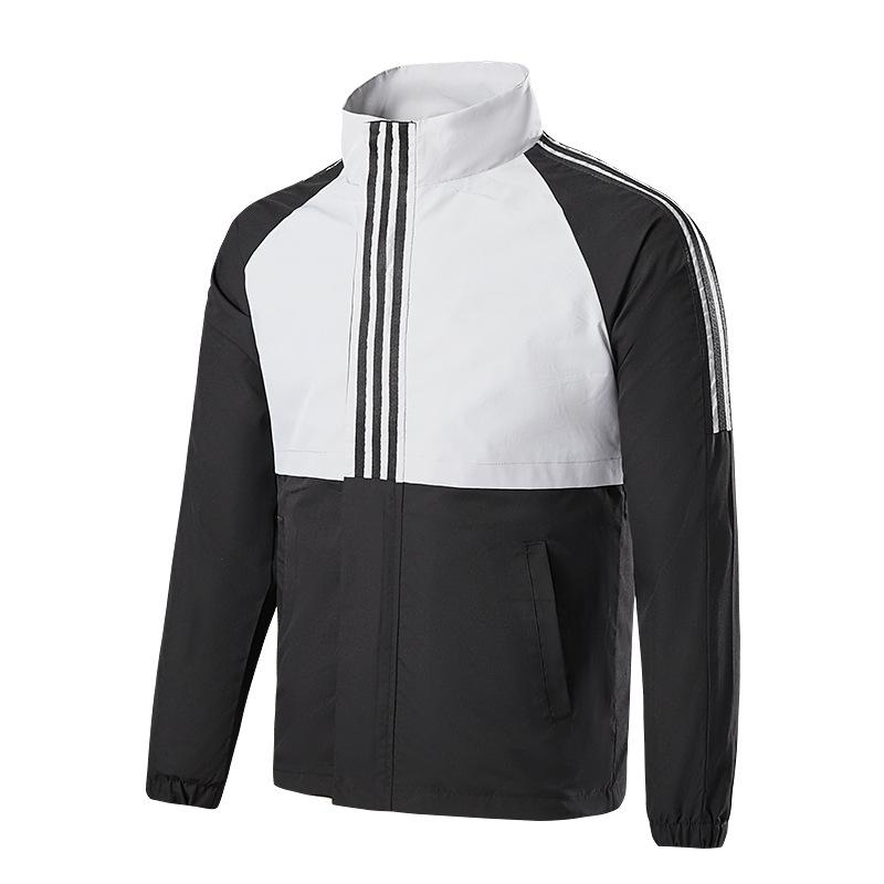 Pánská nová sportovní volnočasová korejská pánská bunda větrovka volný běžecký top kabát pánské oblečení