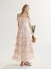 Sinseuden Clay Tiered Off-Shoulder Long Dress