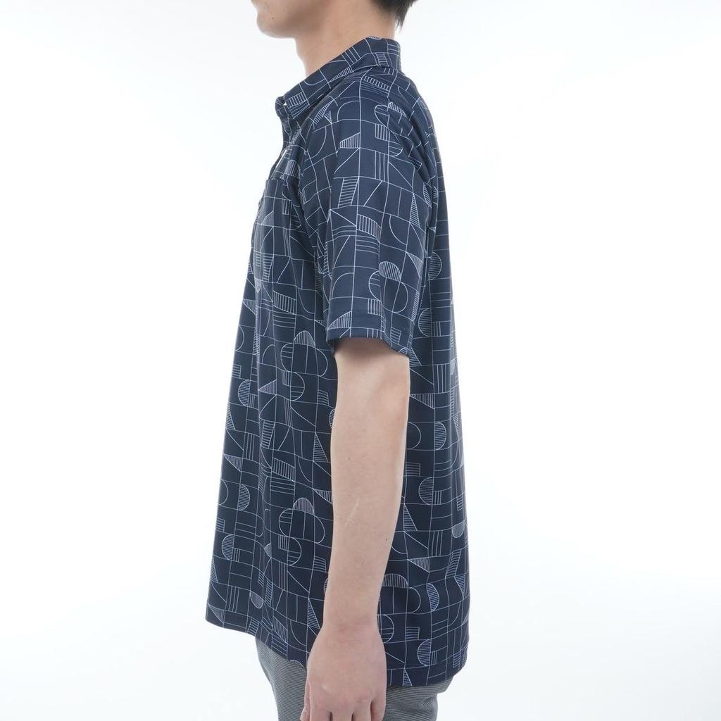 Bridgestone Golf Men's Retro Short Sleeve Pocket Shirt EGM03A (NA)