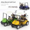 1 36 Scale Golf Cart Model With Pull Back Action For Desktop Display And Collectible
