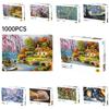 Mini Landscape Art Puzzle Series Challenging Difficultly 1000pcs For Adults Stress Relief Toy