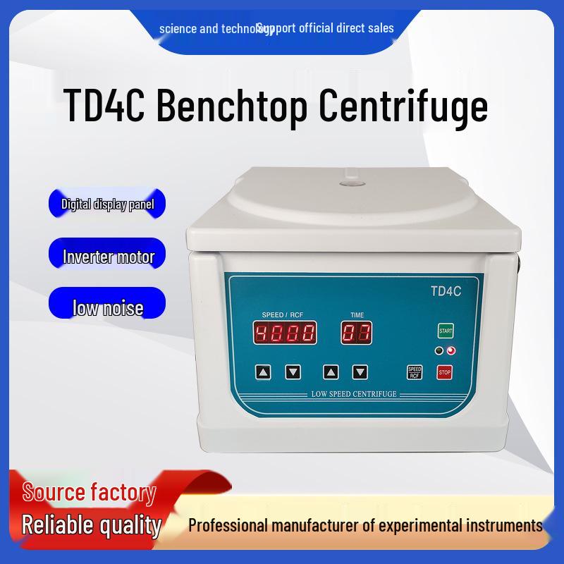 

Настольная низкоскоростная электрическая центрифуга TD4C для крови, косметологии и биологических применений