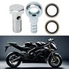 2Pcs M12x1.25mm Motorcycle Refit Oil Cooler Fittings Plug Ball Head Adapter Screw Diesel Engine Oil Recyle Return Tubing
