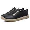 Men Casual Shoes Breathable High Quality Mens Sneakers British Style Men's Lace Up Men's Dress Shoes Genuine Leather Size 37-47