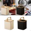 Folding Storage Basket Clothes Hamper Household Lightweight, Fashion Laundry Box for