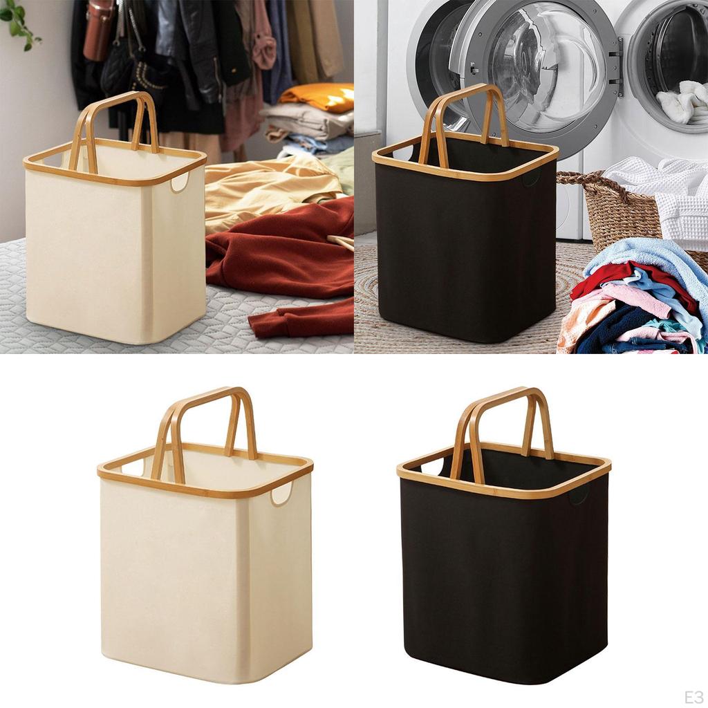 Folding Storage Basket Clothes Hamper Household Lightweight, Fashion Laundry Box for