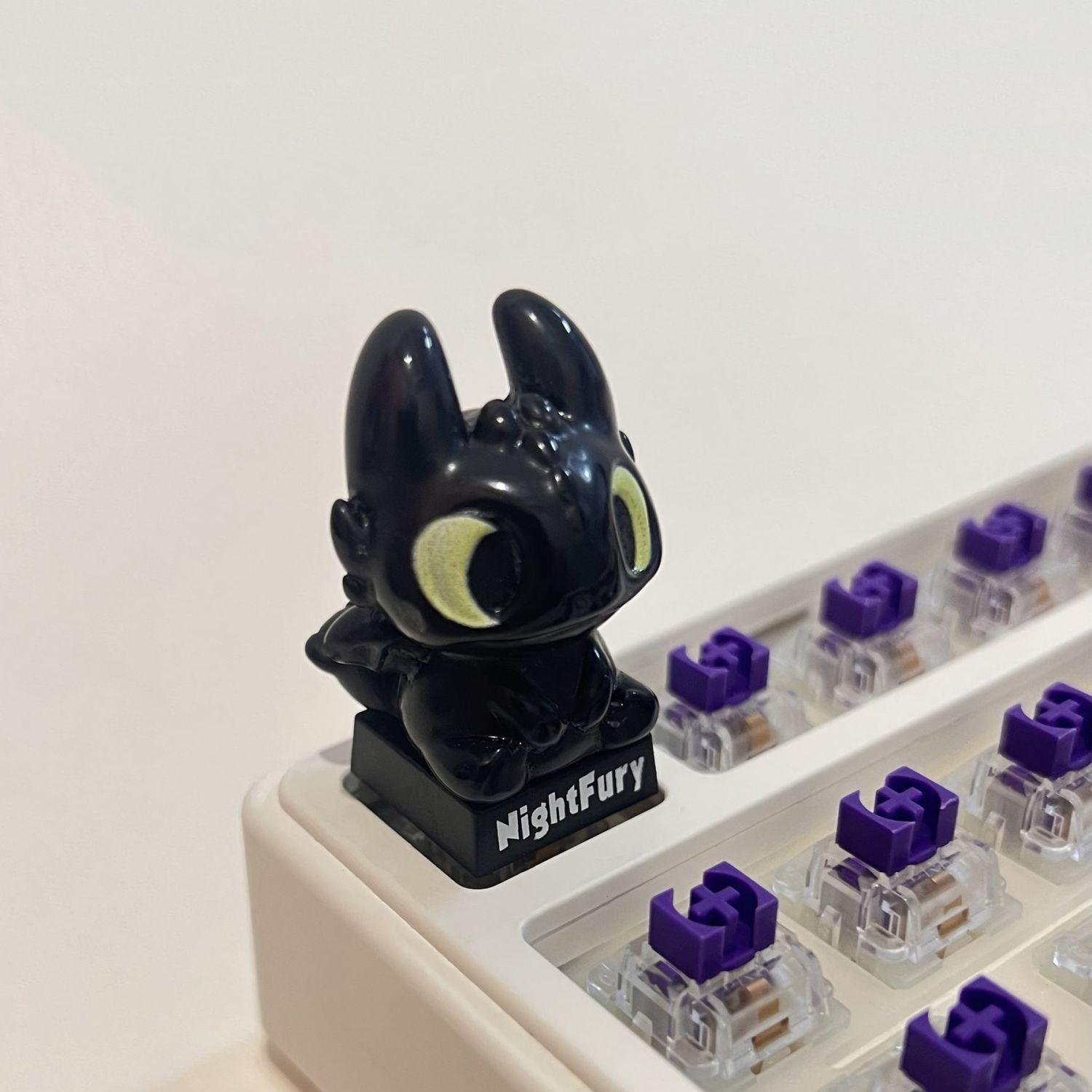 

How to Train Your Dragon Night & Light Fury Resin Keycap for Mechanical Keyboards