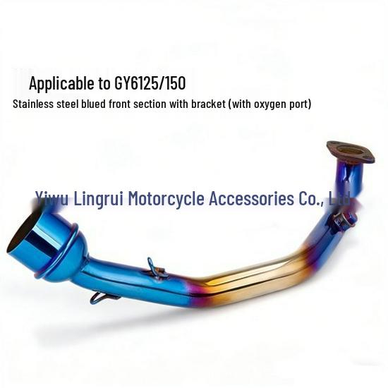Front Bent Pipe for GY6 125/150 Full Exhaust System