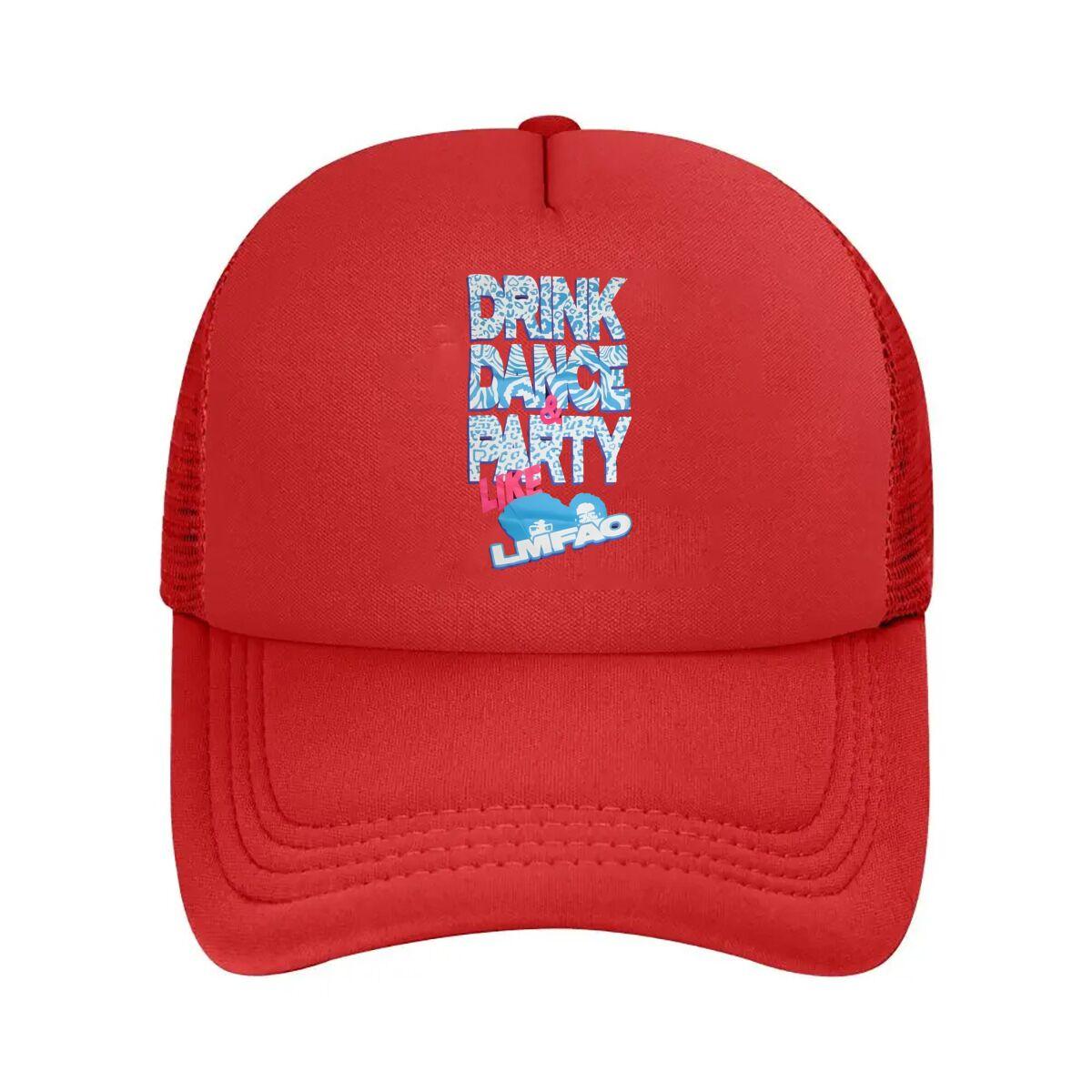 LMFAO Party Music Dance Дизайн Сетчатая Бейсболка One Size