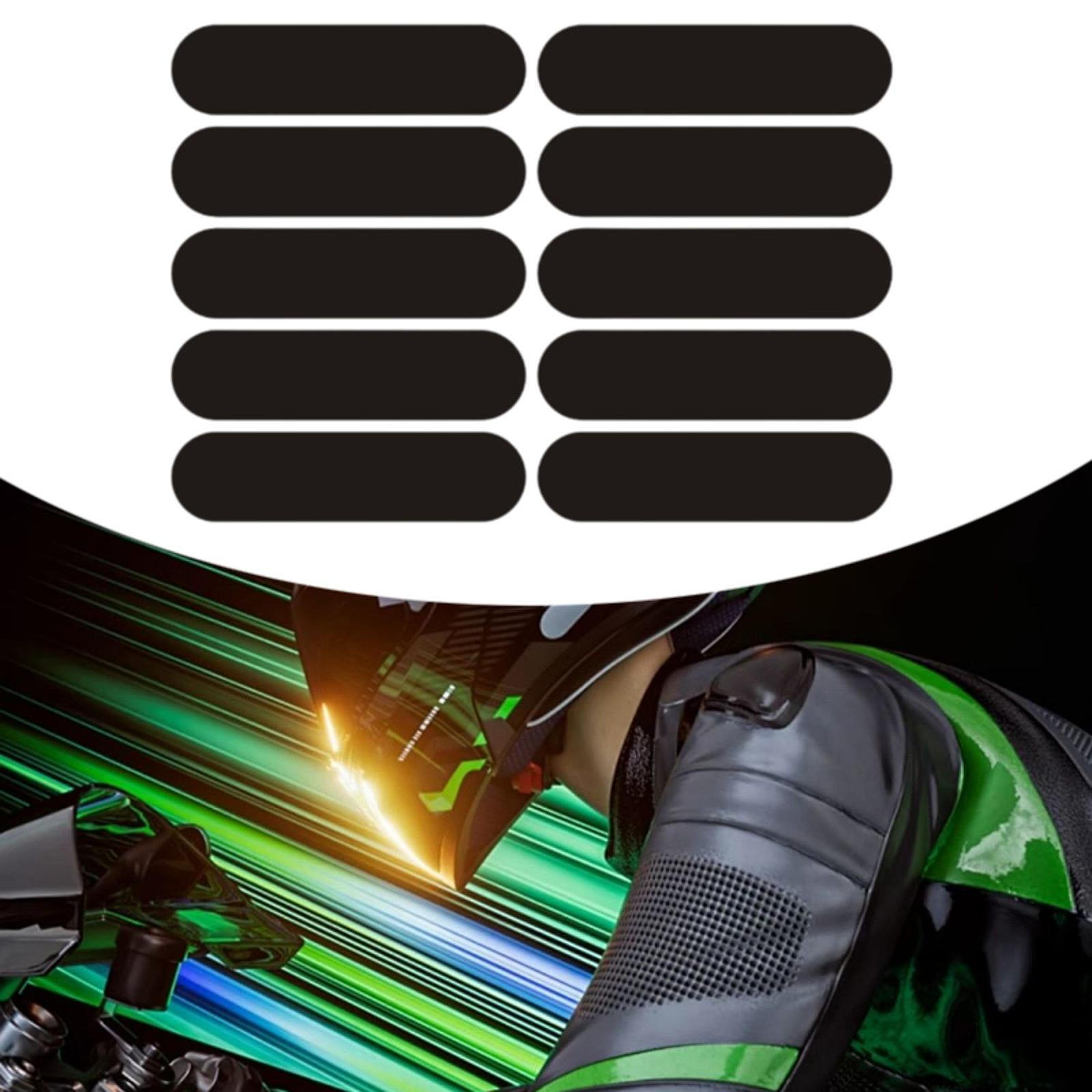 

10 штук Светоотражающие наклейки Декали Предупреждающая лента для транспортных средств