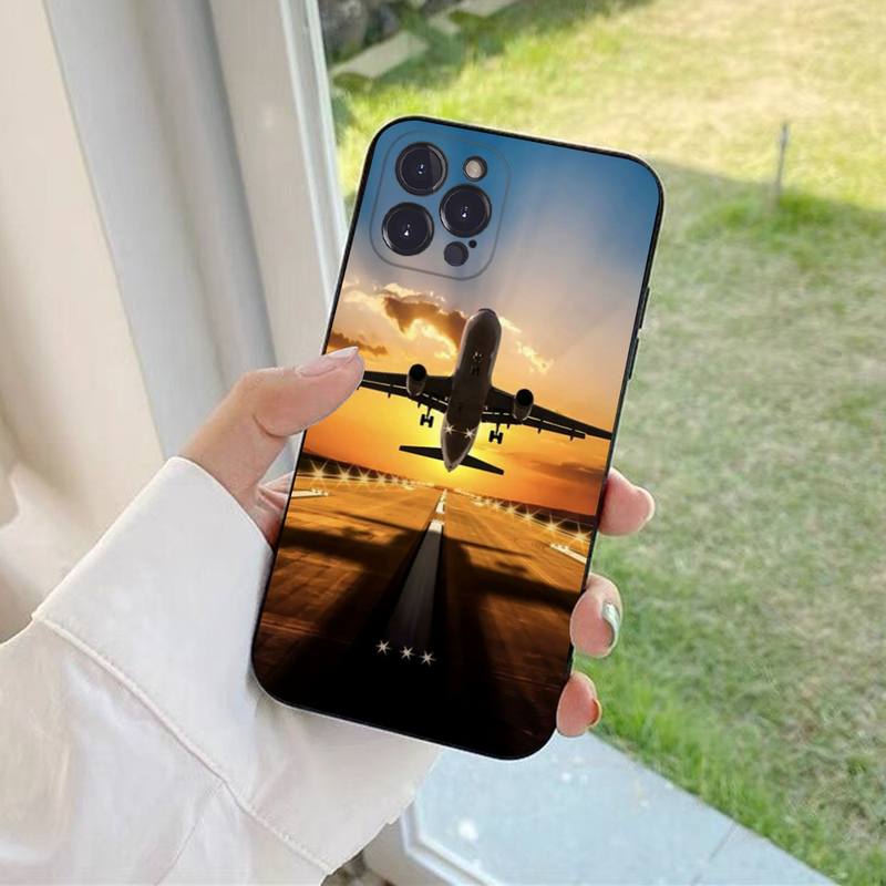 

YNDFCNB чехол для телефона с изображением самолета для iPhone 6 7 8 Plus 11 12 13 14 Pro SE 2020 MAX Mini X XS XR задняя крышка принципиально 6plus or 6s plus