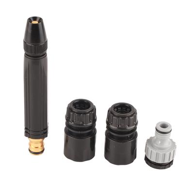 Hose Nozzle G1 2 Engineering Plastic High Pressure Spray Nozzle with Aluminum Alloy PVC Joint for Garden Car