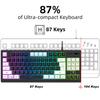 G69 USB Wired Gaming Keyboard 87 Keys Mechanical Feeling Gamer Keyboard Glowing Keyboard for Computer Laptop FDS