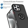 For iPhone 16 Pro Max Case Shockproof Armor Magnetic Ring Fold Rotate Holder Cover For iPhone 16 Plus 16Pro Max Matte Phone Case