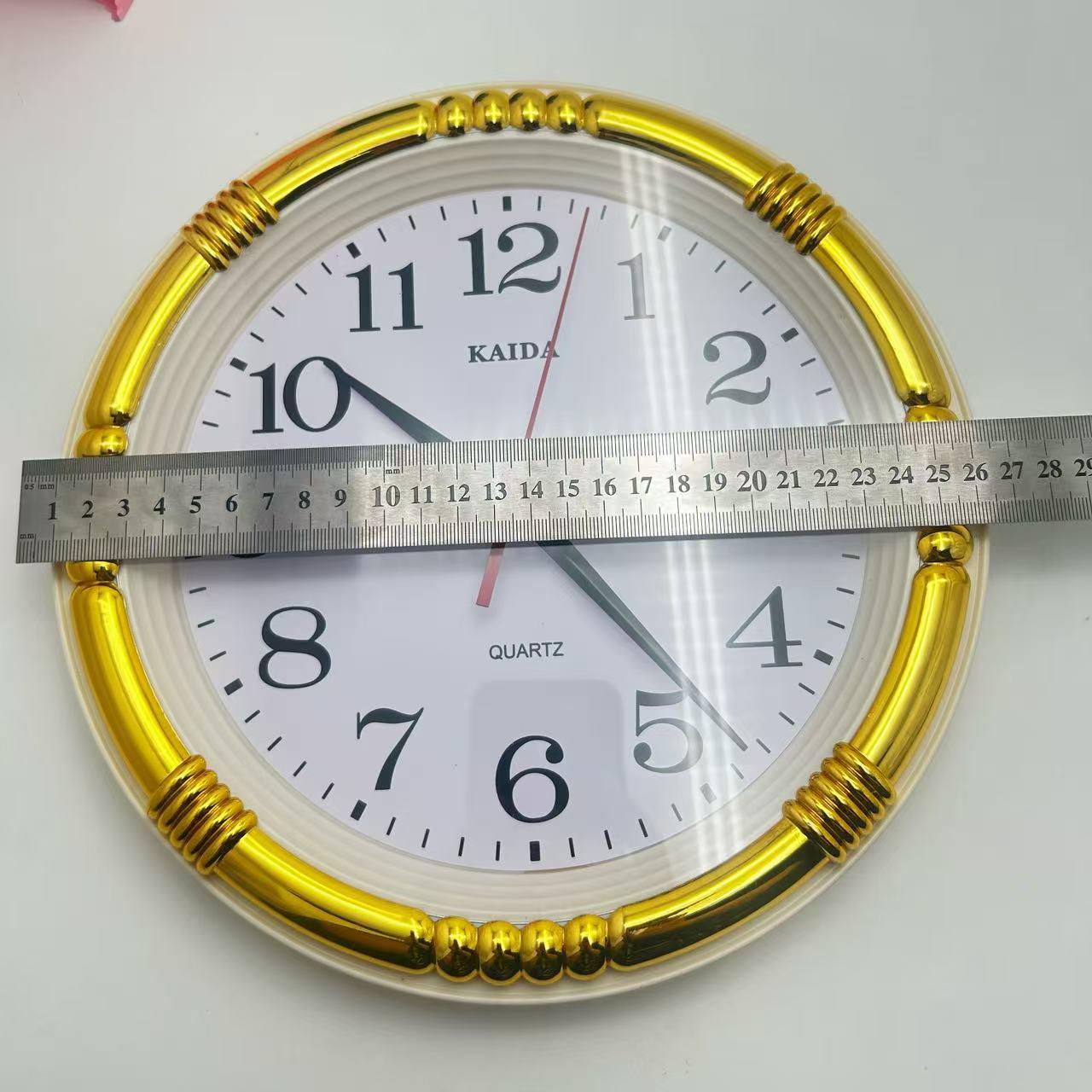 Silent 10-inch Quartz Wall Clock - Simple & Creative Design for Living Room 26.5 cm Silent Version синий